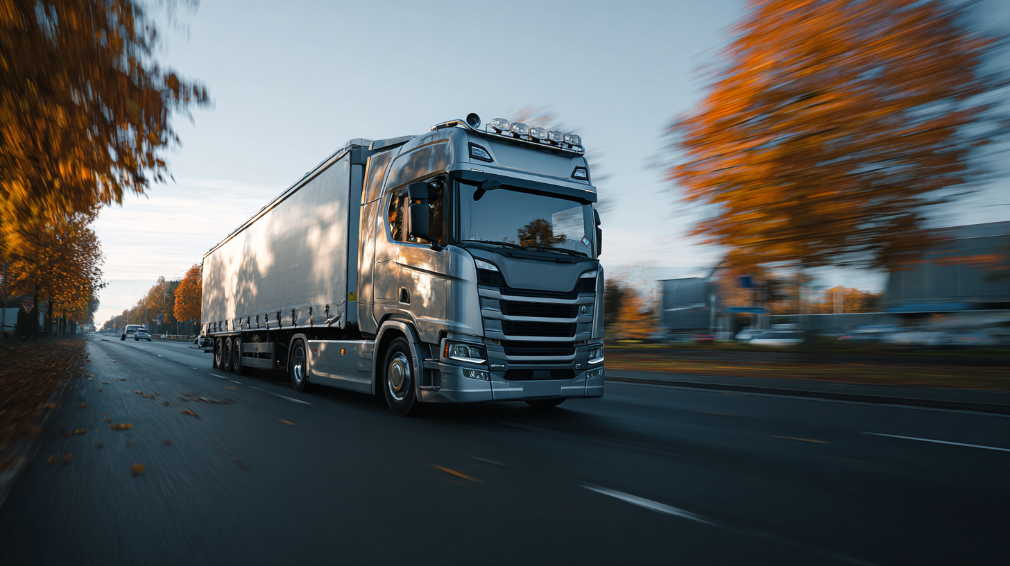 Aerial view of a night highway interchange with long exposure light trails and illuminated structure.